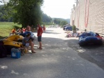 SWISS RAFTING 2009 - to nejlep z raftingu ve vcarsku, Poas, voda a parta super. - fotografie 60