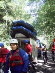 SWISS RAFTING 2009 - to nejlep z raftingu ve vcarsku, Poas, voda a parta super. - fotografie 327