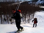 Zkladn KURZ SKIALPINISMU, Poas vypadalo strali, ale nakonec se z toho vyvinula ndhern akcika s pardnm poasm. Nedln krusta, byla pn hust.. - fotografie 60