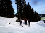 Zkladn KURZ SKIALPINISMU, Poas vypadalo strali, ale nakonec se z toho vyvinula ndhern akcika s pardnm poasm. Nedln krusta, byla pn hust.. - fotografie 62