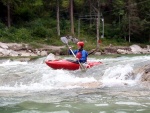 KAJAK KEMP SALZA 2010, Pardn posun v technice jzdy, skvl poas a rozmanit voda. Vichni si to myslm uili dosytosti. - fotografie 98