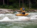 KAJAK KEMP SALZA 2010, Pardn posun v technice jzdy, skvl poas a rozmanit voda. Vichni si to myslm uili dosytosti. - fotografie 119