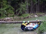 Rafting v Totes Gebirge, Leh raftingov akce na dvou hezkch ekch. Po sobotnm slunky sice zaprelo, ale vt voda na Steyru byla vemi jednoznan pivtna... - fotografie 24